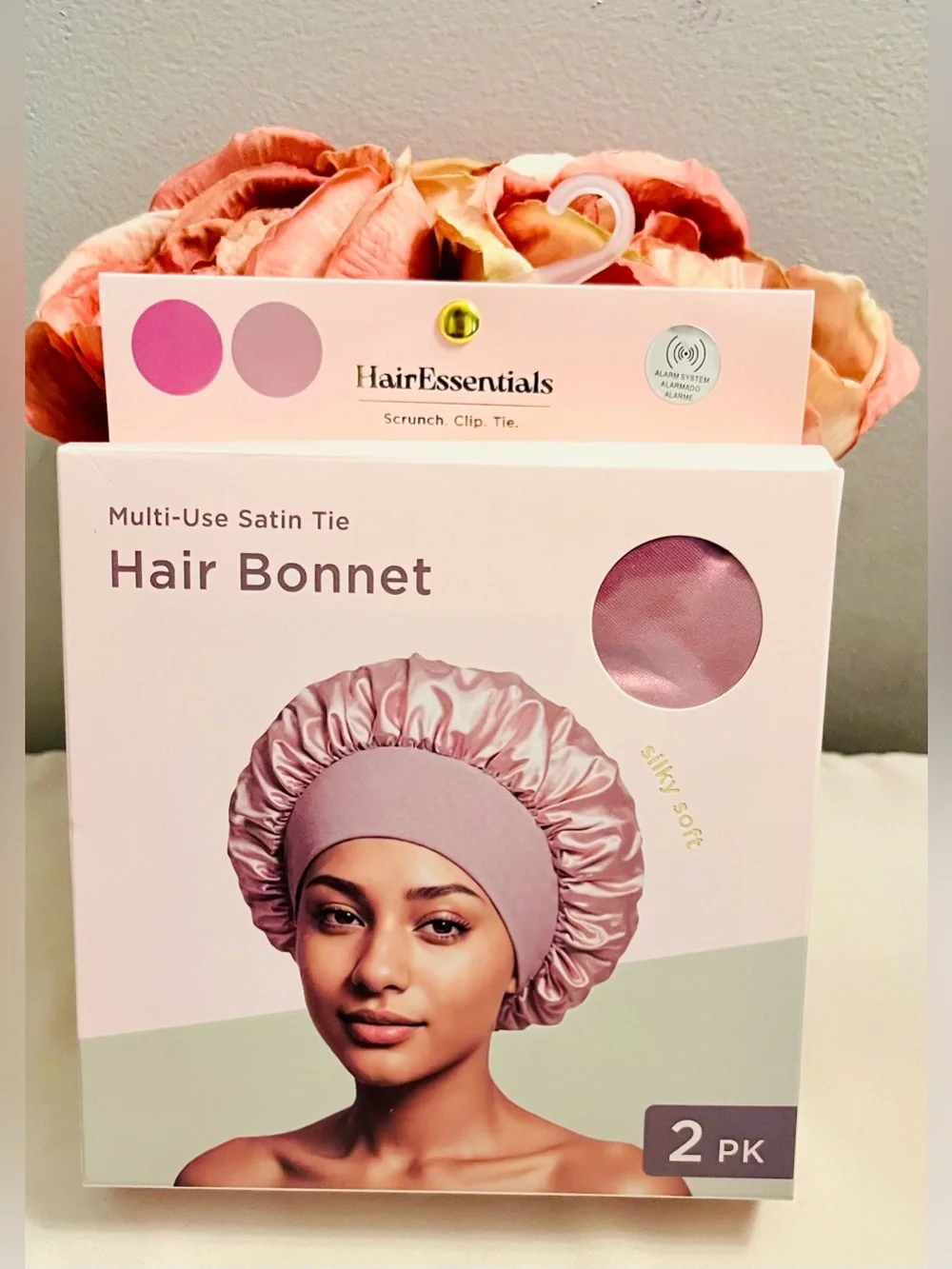 bebe Ultimate Eye Collection  4-Piece Bundle. Footies, Hair aBonnet & Face Spray - Picture 4 of 8